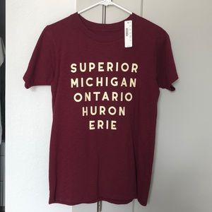 NWT JCrew Great Lakes tee